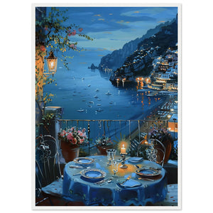 Tableau Cuisine Paysage Nuit - The Art Avenue