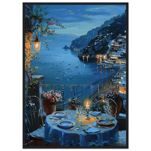 Tableau Cuisine Paysage Nuit - The Art Avenue