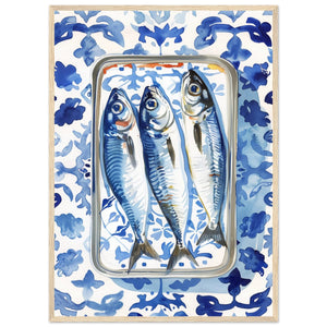 Tableau Cuisine Sardines - The Art Avenue