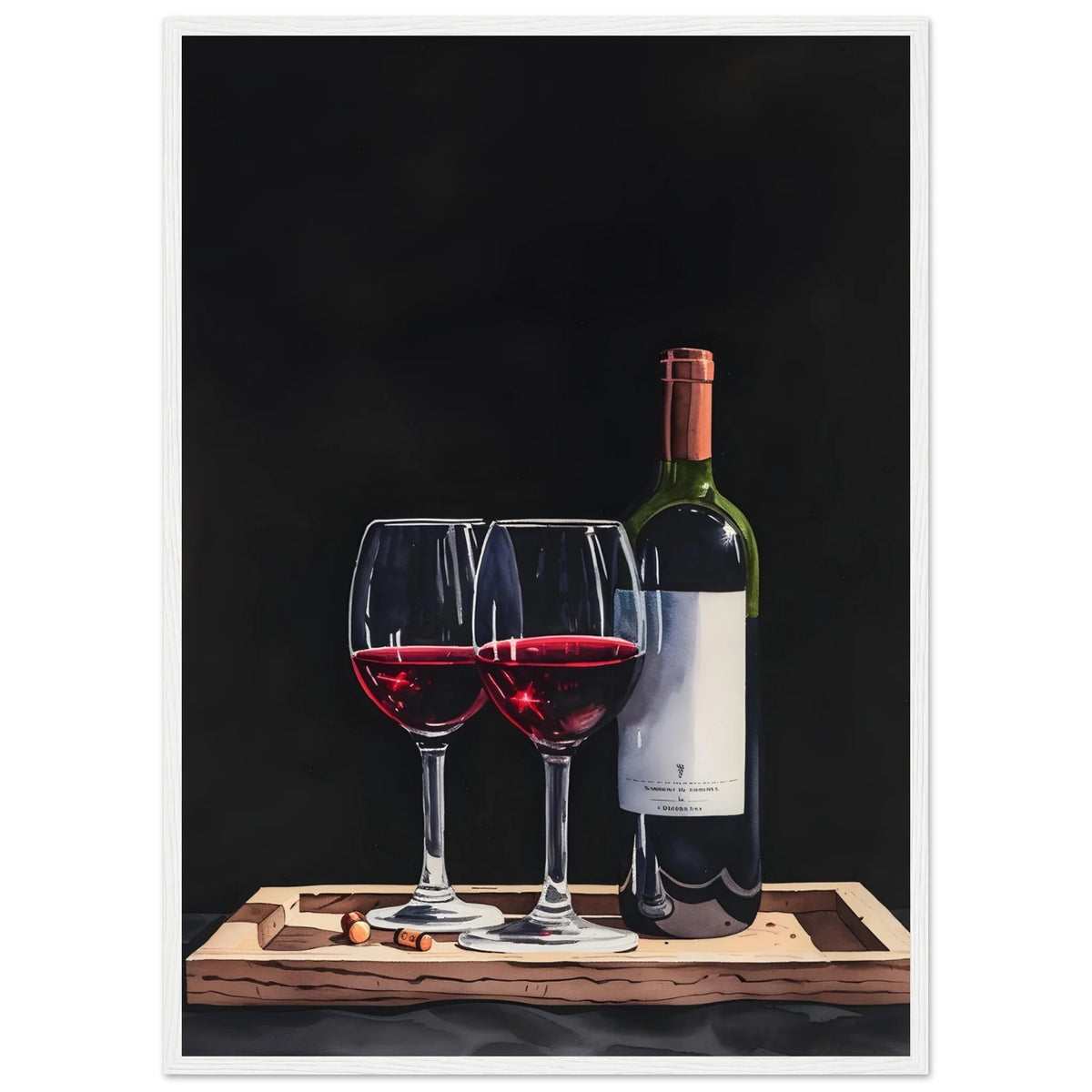Tableau Cuisine Vin - The Art Avenue