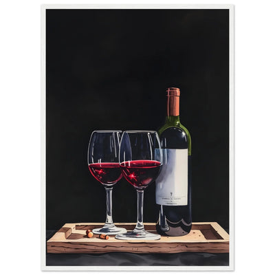 Tableau Cuisine Vin - The Art Avenue