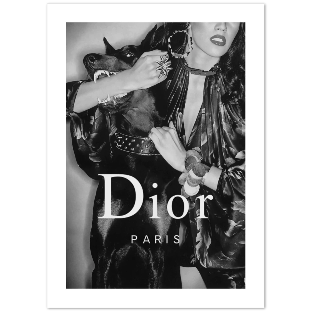 Tableau Dior Noir et Blanc - The Art Avenue