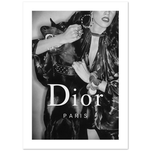 Tableau Dior Noir et Blanc - The Art Avenue