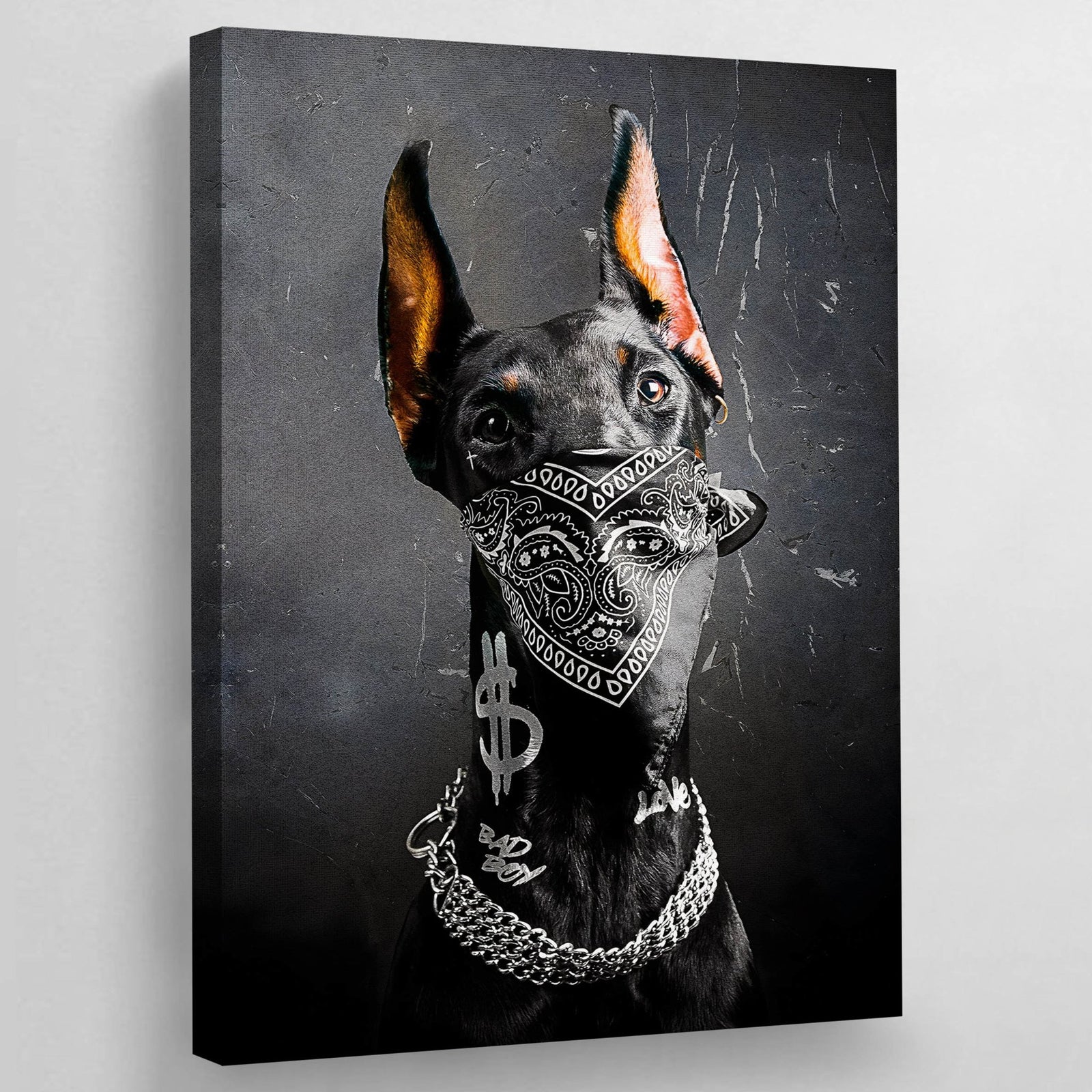 Tableau Dobermann Gangster - The Art Avenue