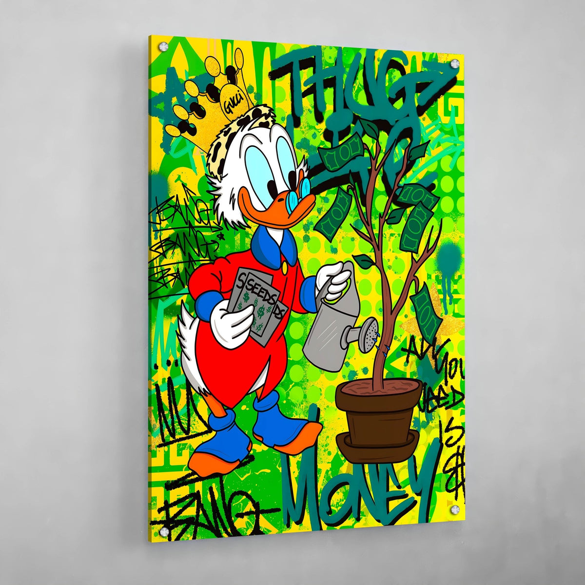 Tableau Donald Graffiti Motivation - The Art Avenue