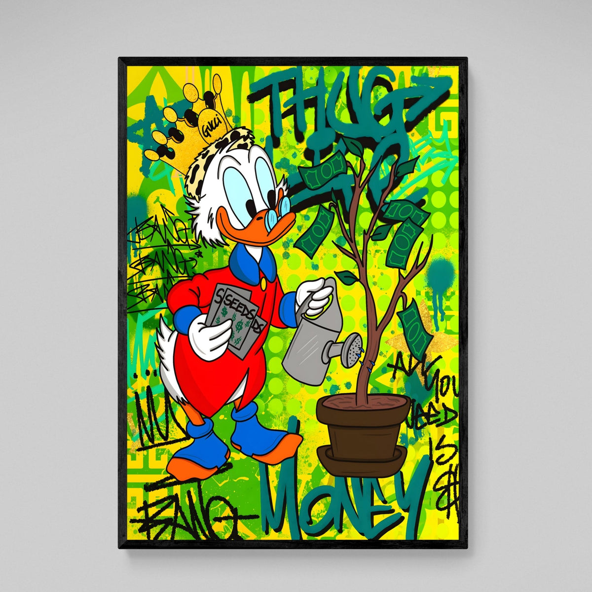 Tableau Donald Graffiti Motivation - The Art Avenue