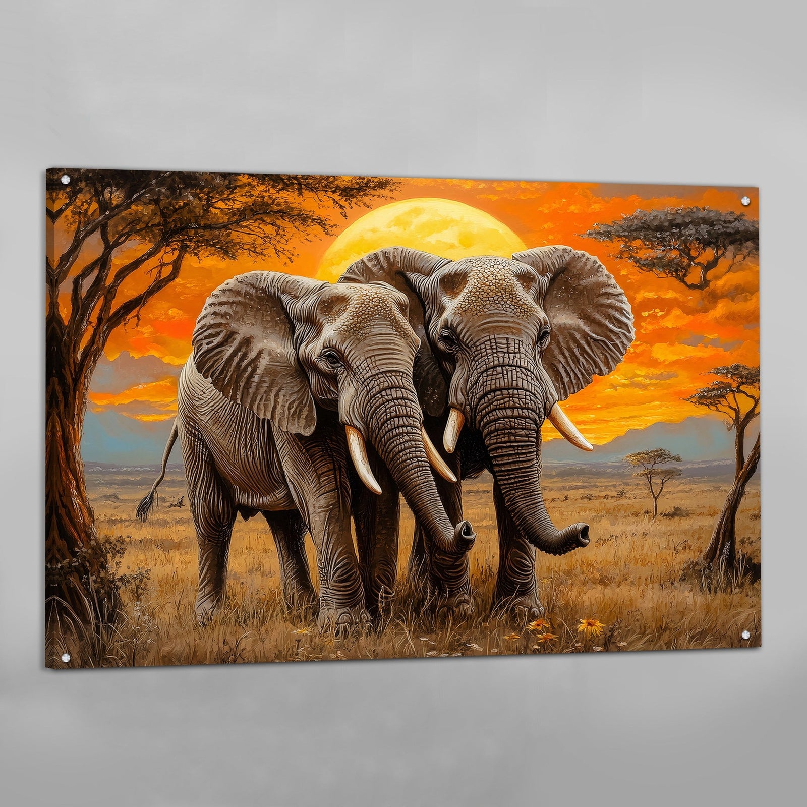 Tableau Éléphant Afrique - The Art Avenue