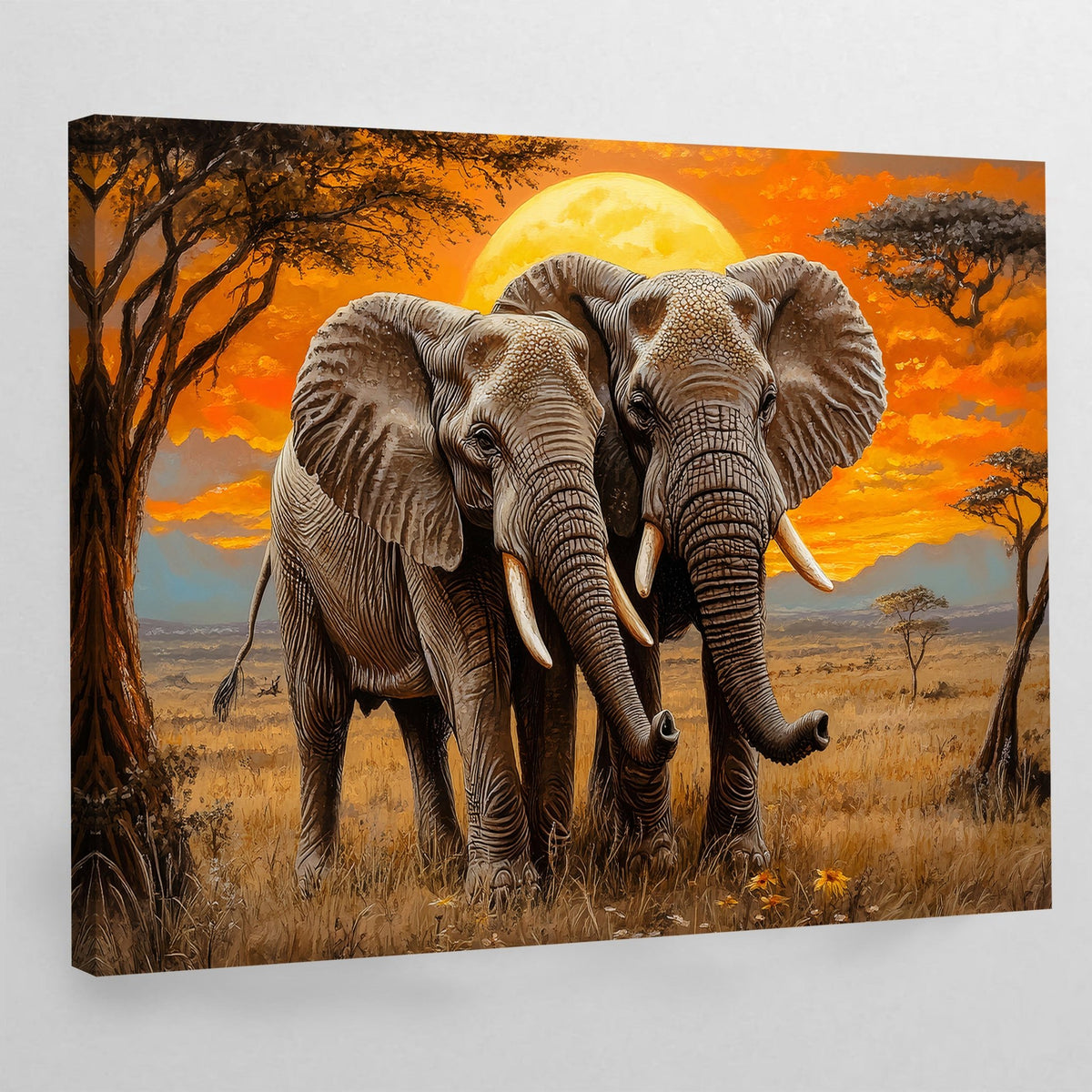 Tableau Éléphant Afrique - The Art Avenue