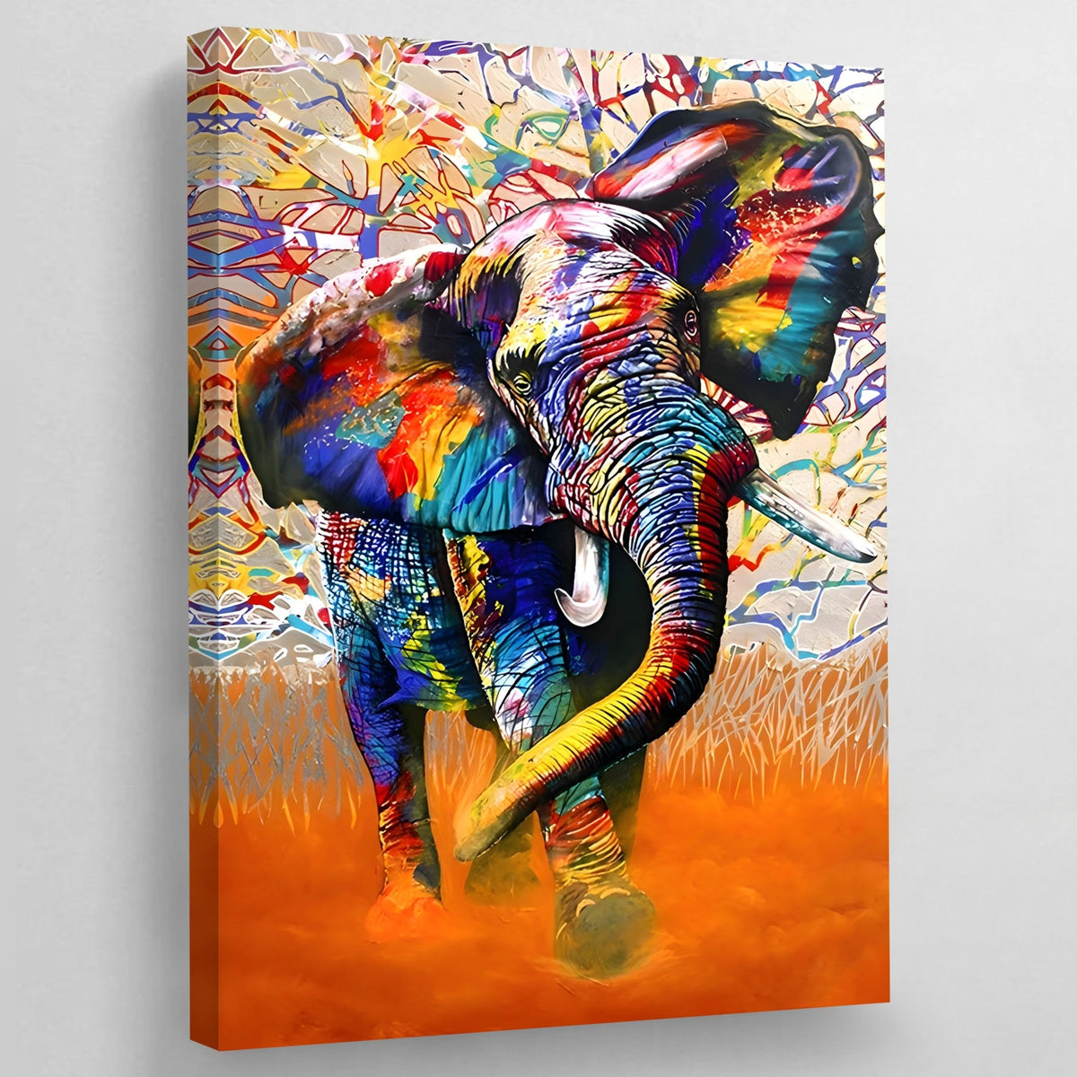 Tableau Elephant Couleur - The Art Avenue