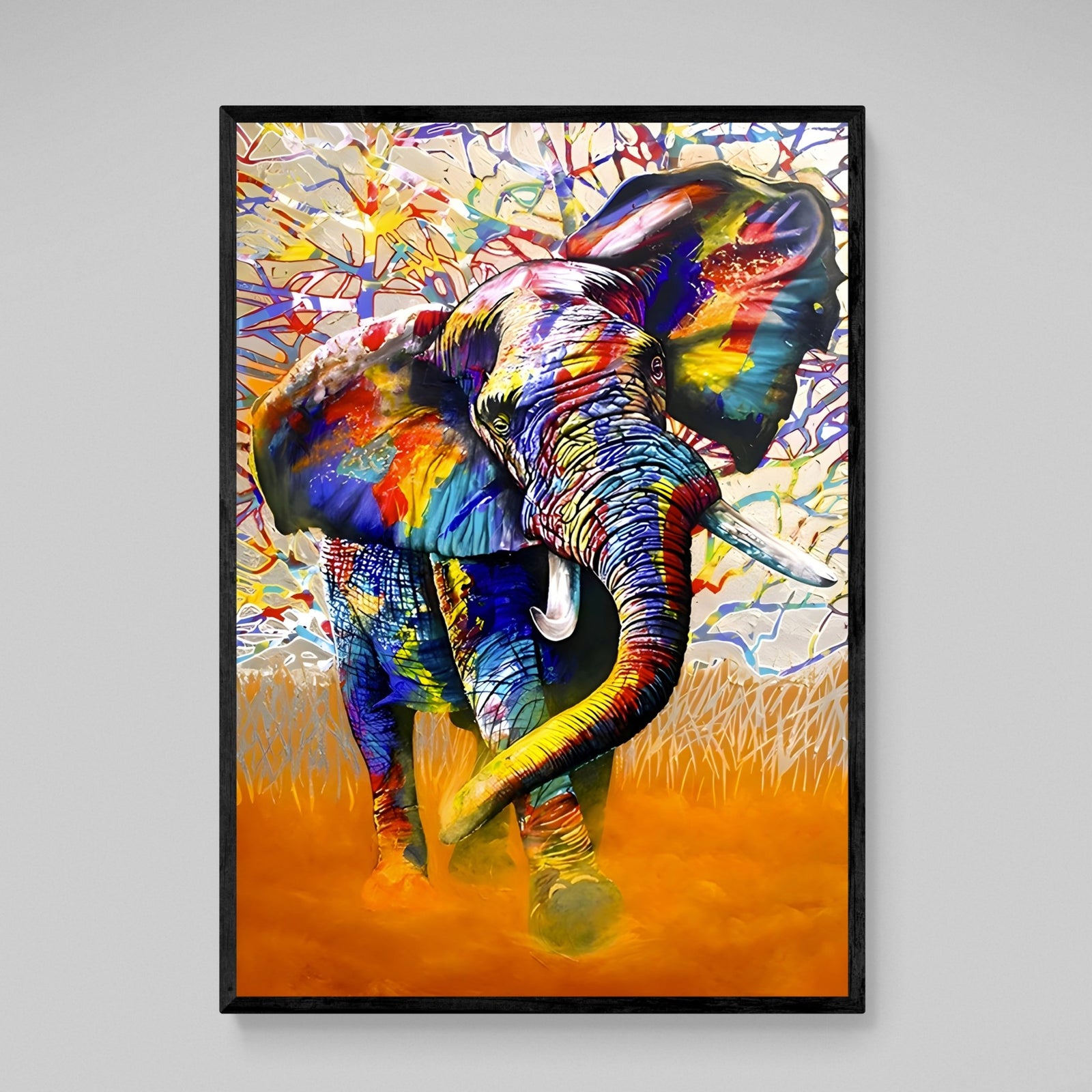 Tableau Elephant Couleur - The Art Avenue