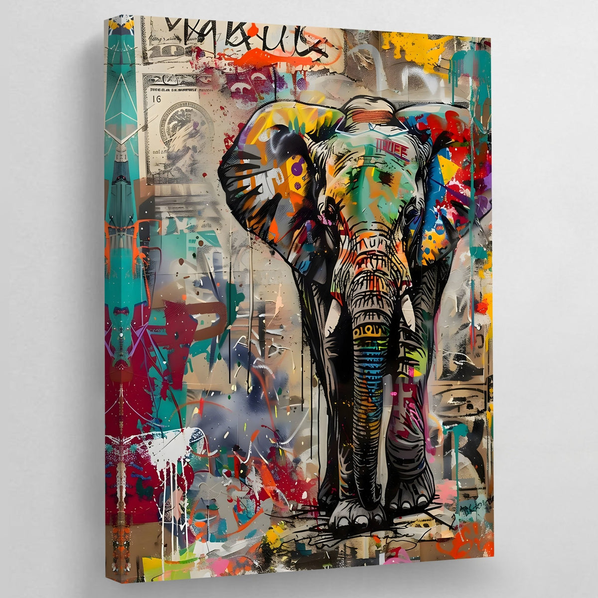 Tableau Elephant Moderne - The Art Avenue