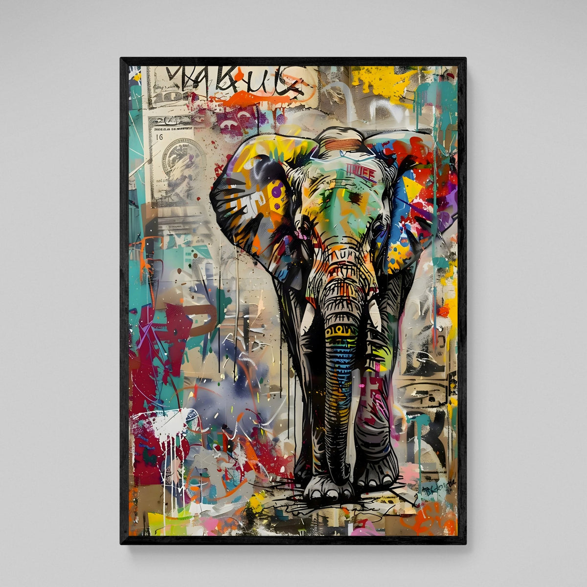 Tableau Elephant Moderne - The Art Avenue