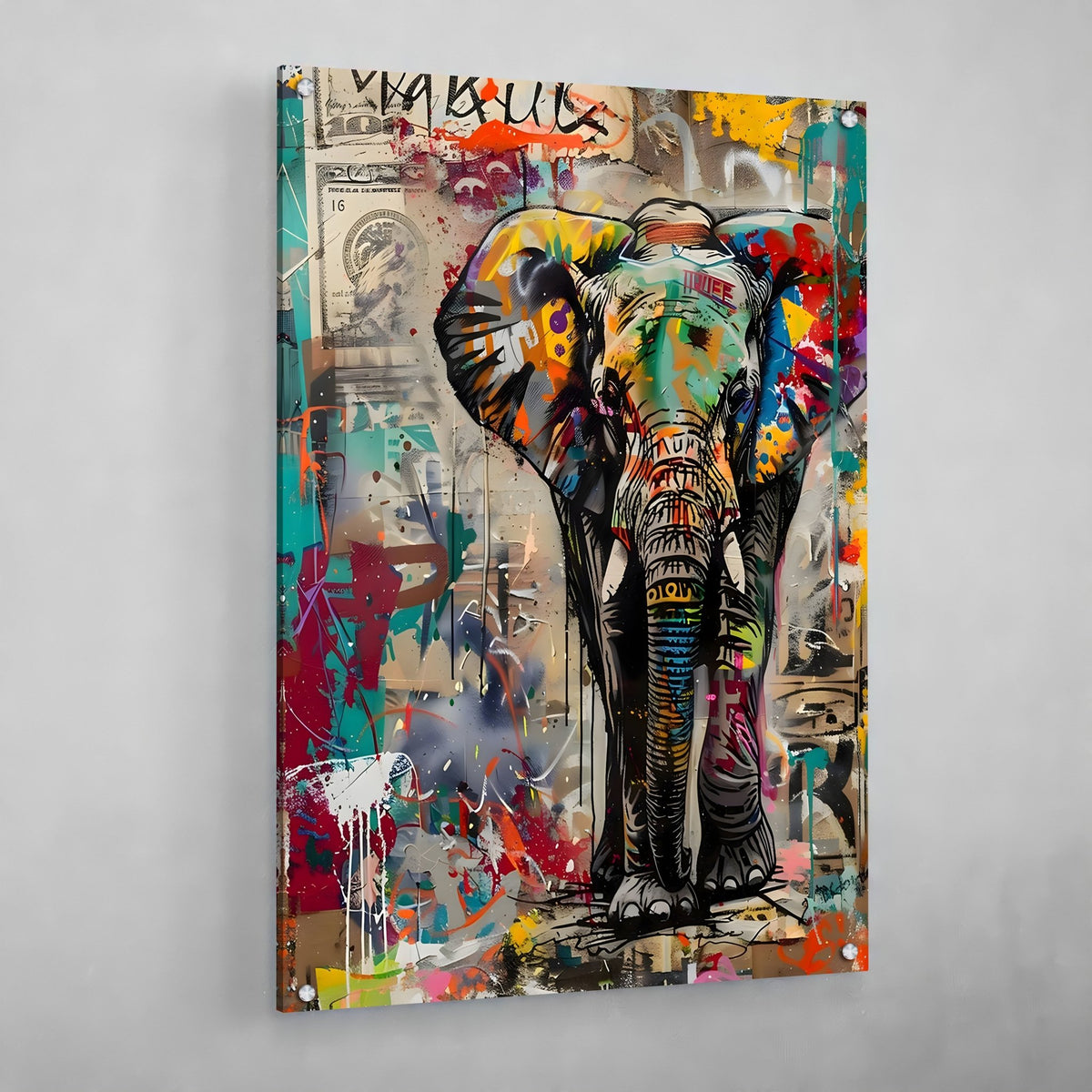 Tableau Elephant Moderne - The Art Avenue