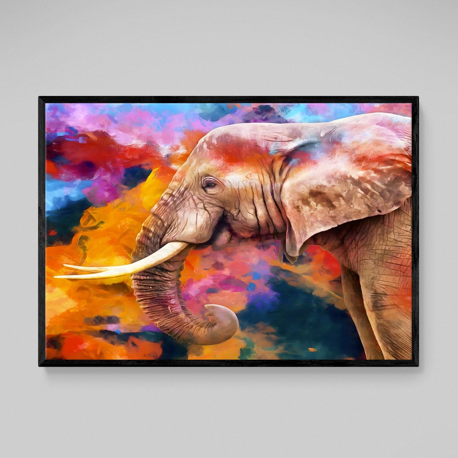 Tableau Elephant Moderne Couleur - The Art Avenue