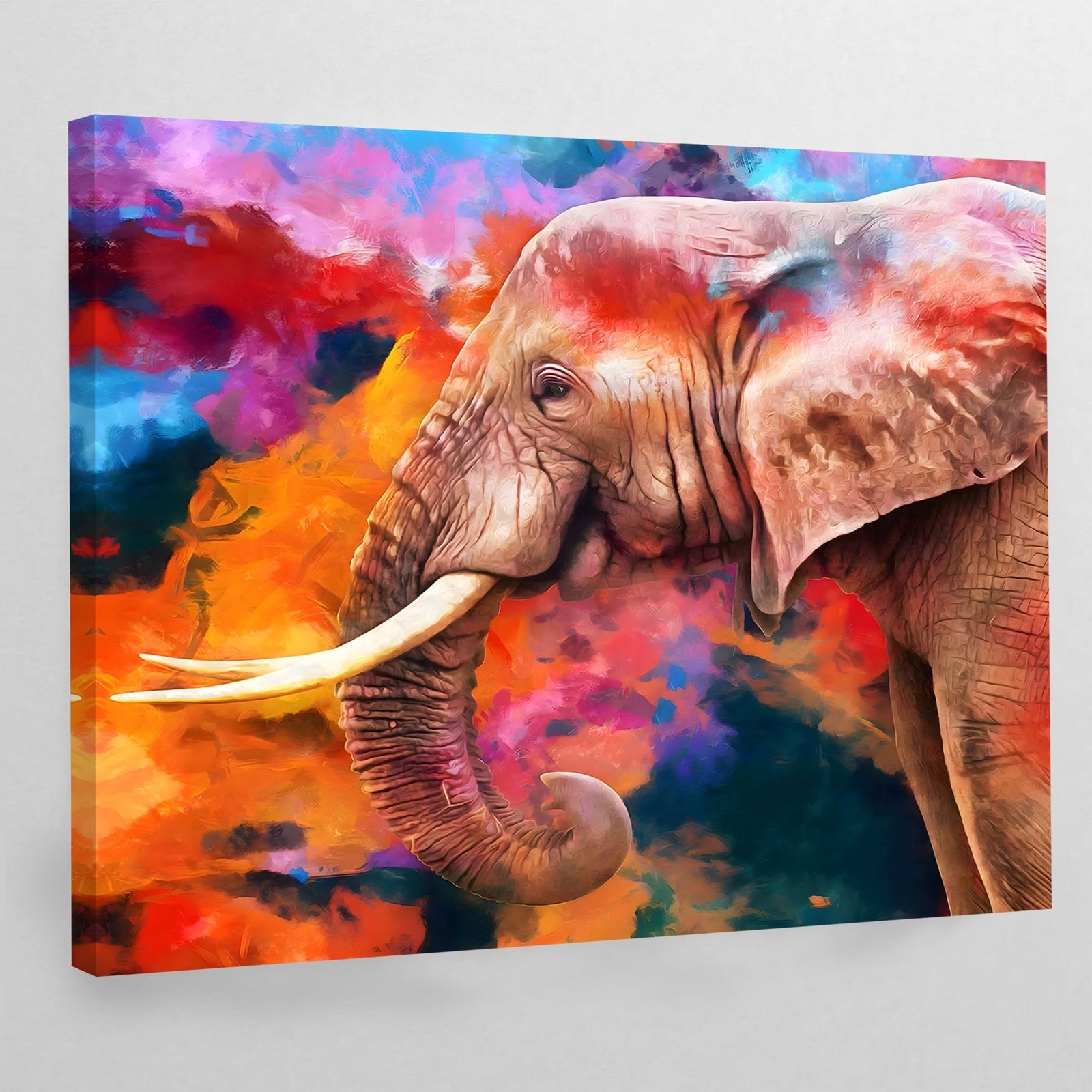 Tableau Elephant Moderne Couleur - The Art Avenue