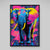 Tableau Éléphant Multicolore - The Art Avenue