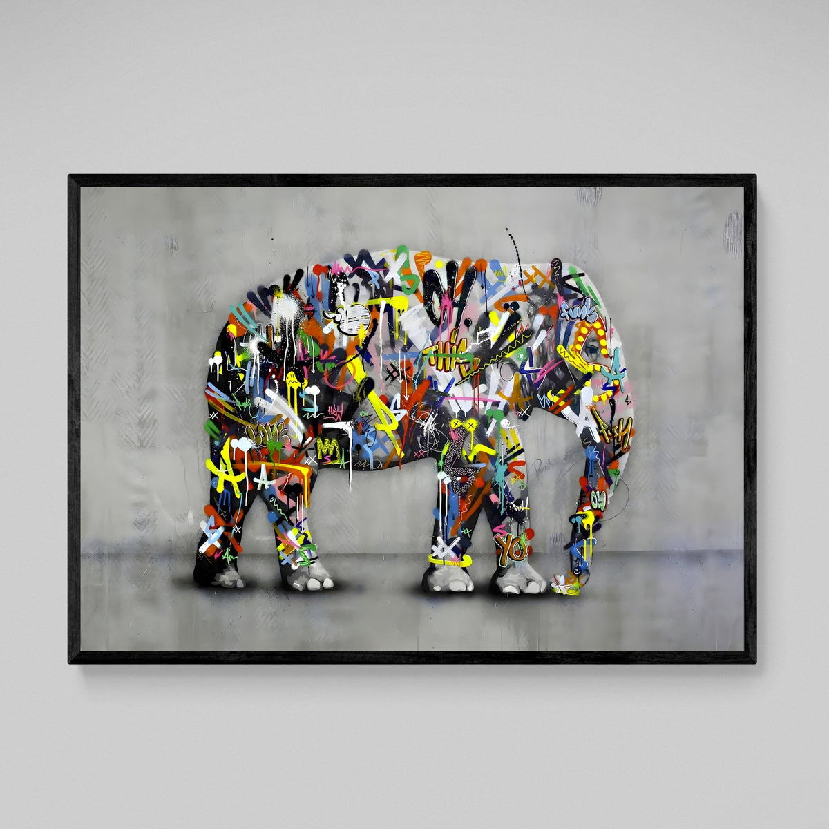 Tableau Elephant Street Art - The Art Avenue