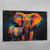 Tableau Éléphant Street Art Coloré - The Art Avenue