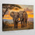 Tableau Éléphants Afrique - The Art Avenue