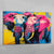 Tableau Éléphants Colorés - The Art Avenue