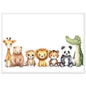 Tableau Enfant Mural Animaux - The Art Avenue