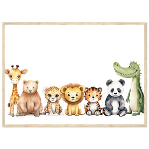 Tableau Enfant Mural Animaux - The Art Avenue