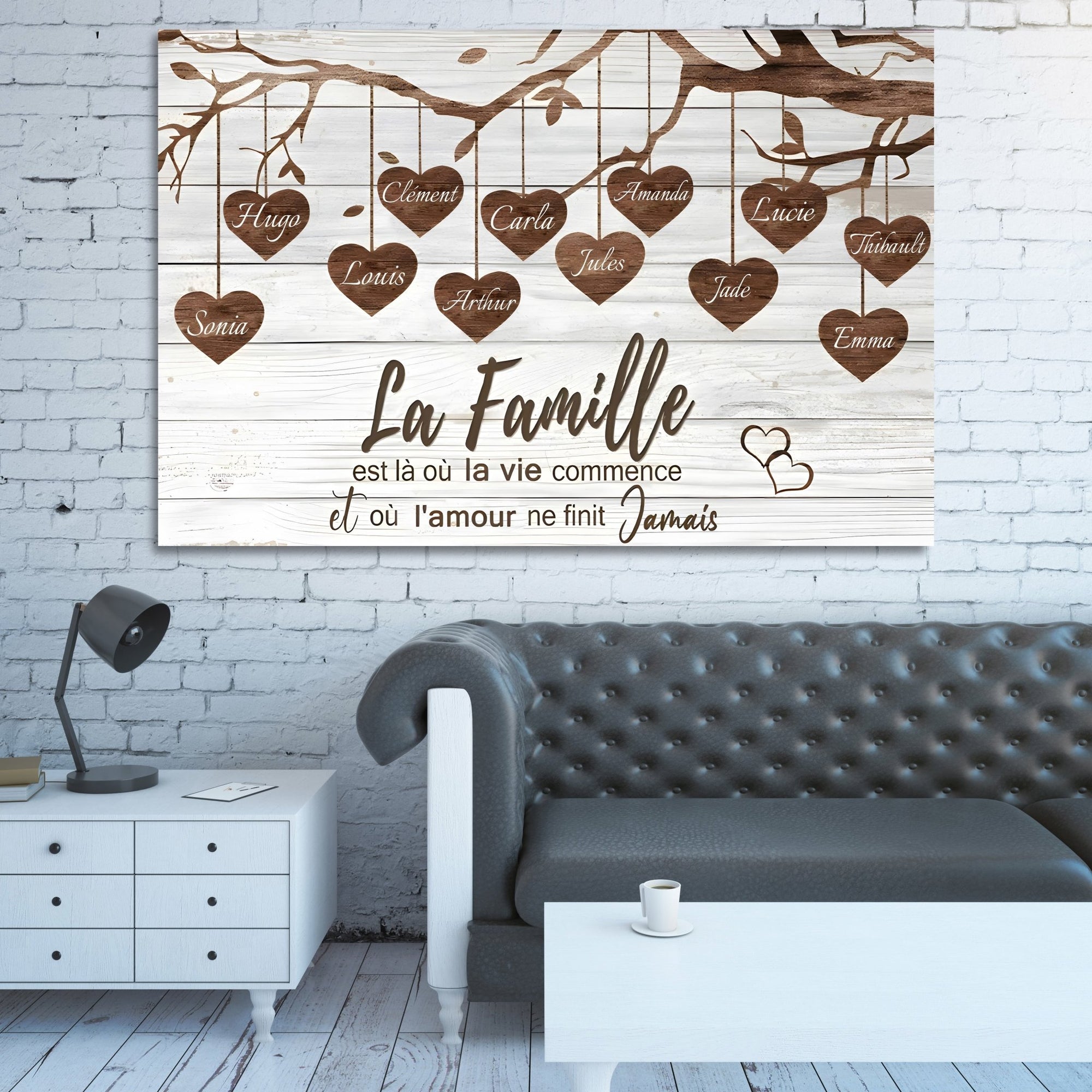Tableau Famille Personnalisé - The Art Avenue