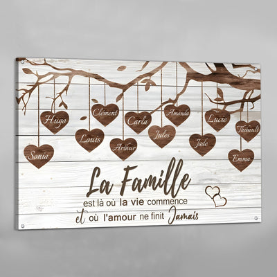 Tableau Famille Personnalisé - The Art Avenue