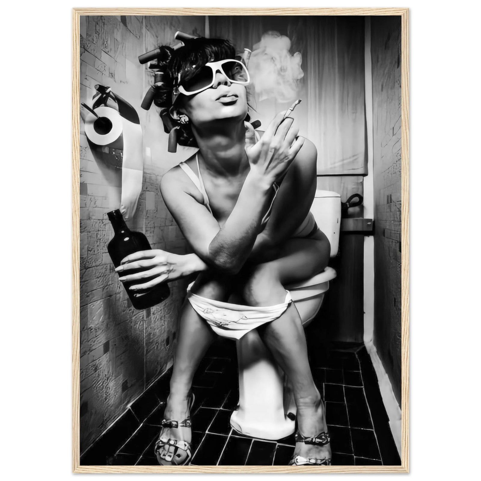 Tableau Femme Noir et Blanc - The Art Avenue