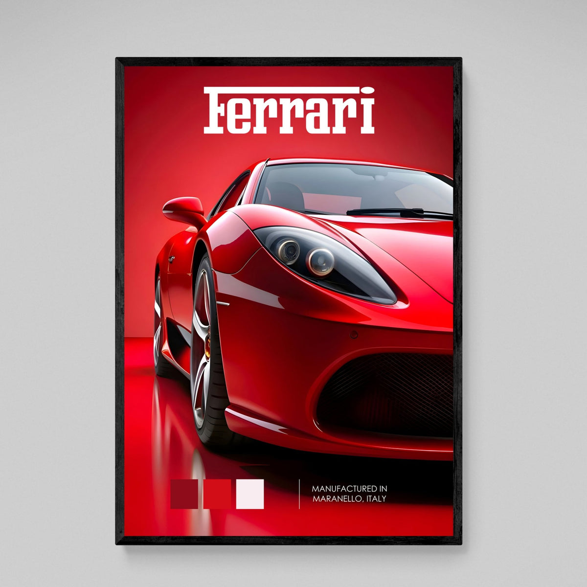 Tableau Ferrari Rouge - The Art Avenue