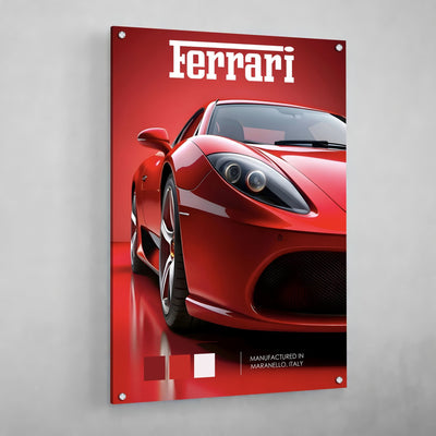 Tableau Ferrari Rouge - The Art Avenue