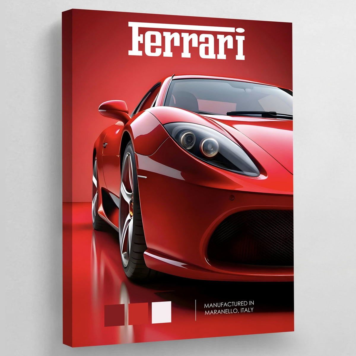 Tableau Ferrari Rouge - The Art Avenue