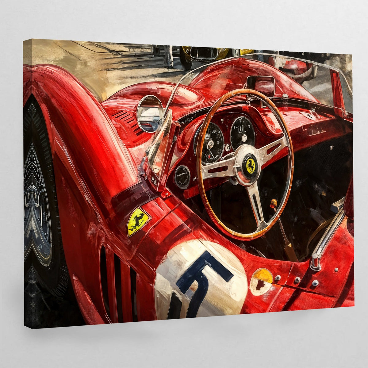 Tableau Ferrari Vintage - The Art Avenue