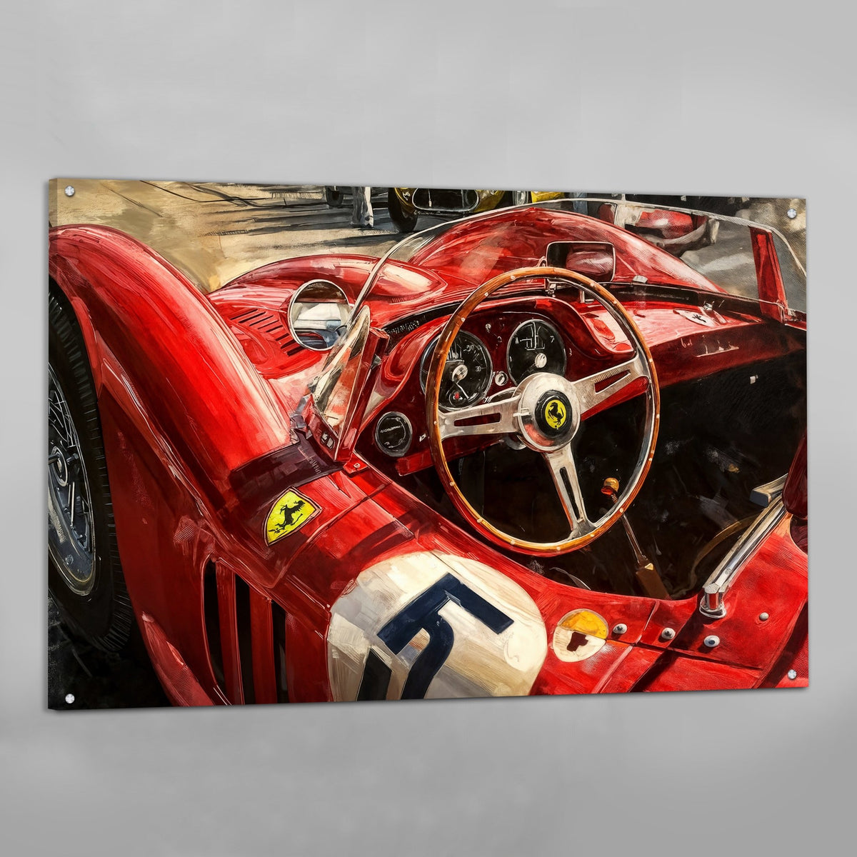 Tableau Ferrari Vintage - The Art Avenue
