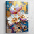 Tableau Fleurs Bleu et Or - The Art Avenue