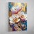 Tableau Fleurs Bleu et Or - The Art Avenue