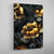 Tableau Fleurs Noir et Or - The Art Avenue