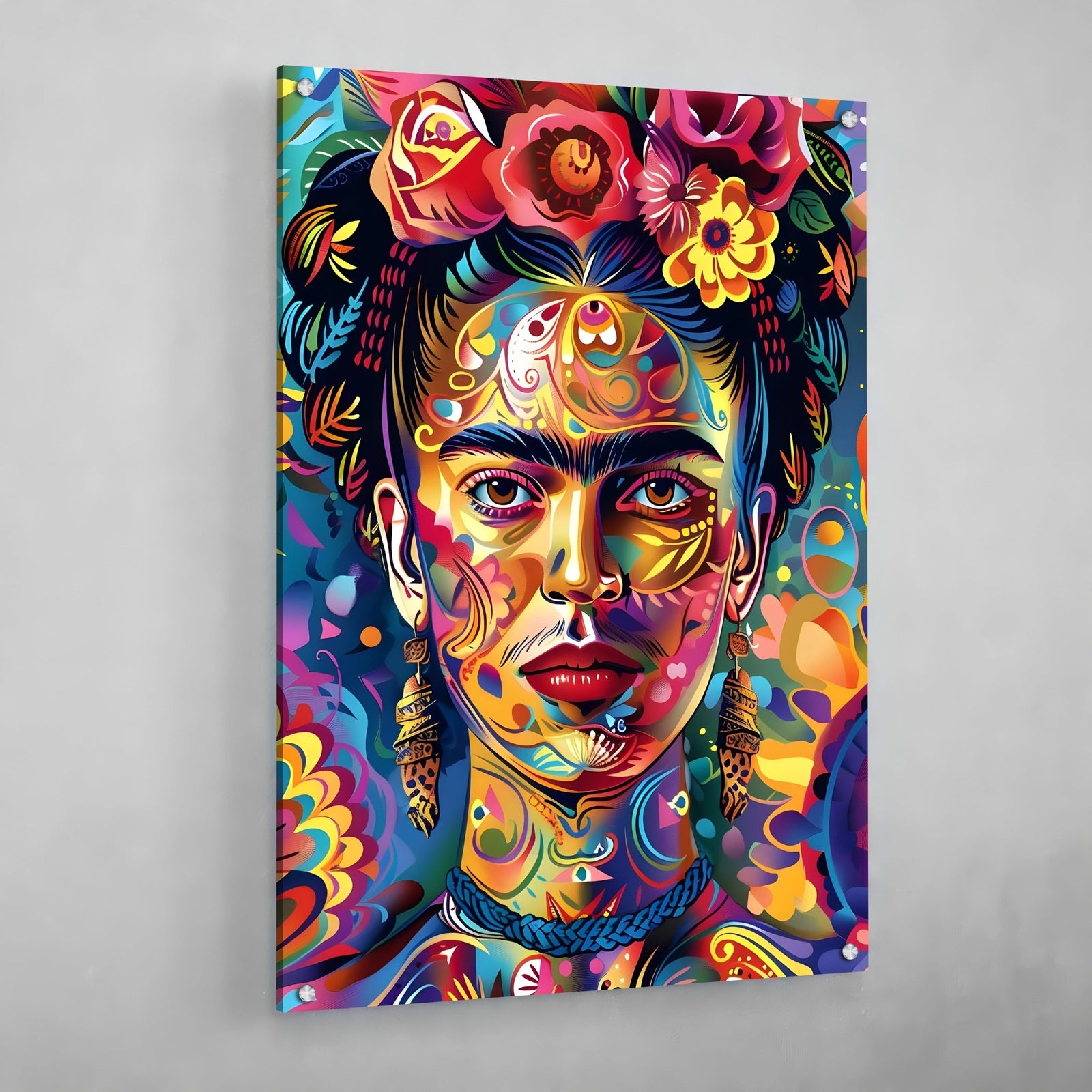 Tableau Frida Kahlo Coloré - The Art Avenue