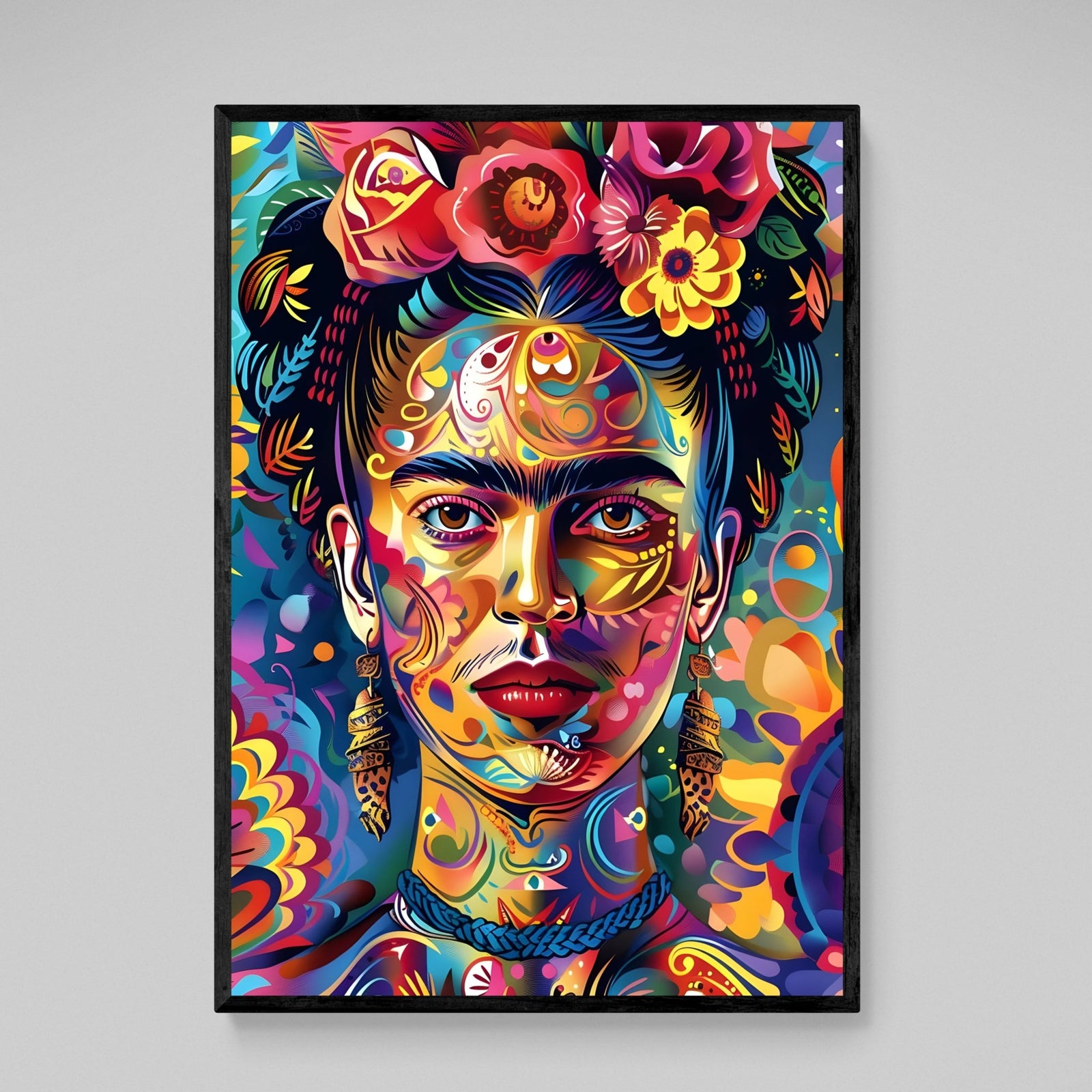 Tableau Frida Kahlo Coloré - The Art Avenue
