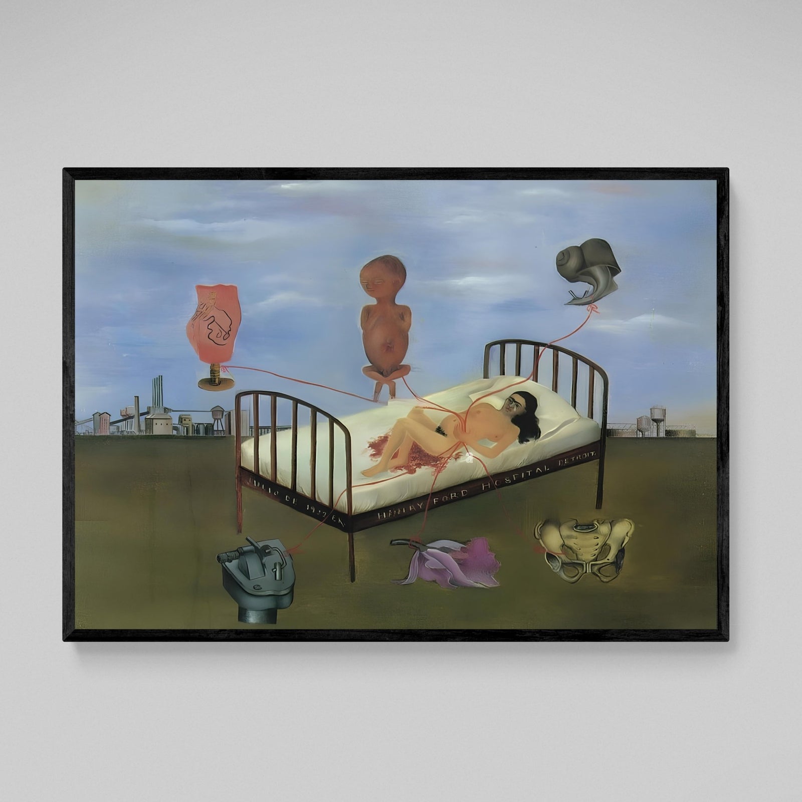 Tableau Frida Kahlo Hôpital Henry Ford - The Art Avenue