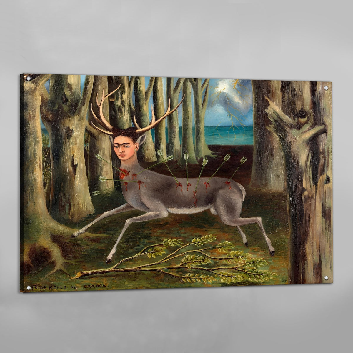 Tableau Frida Kahlo Le Cerf Blessé - The Art Avenue