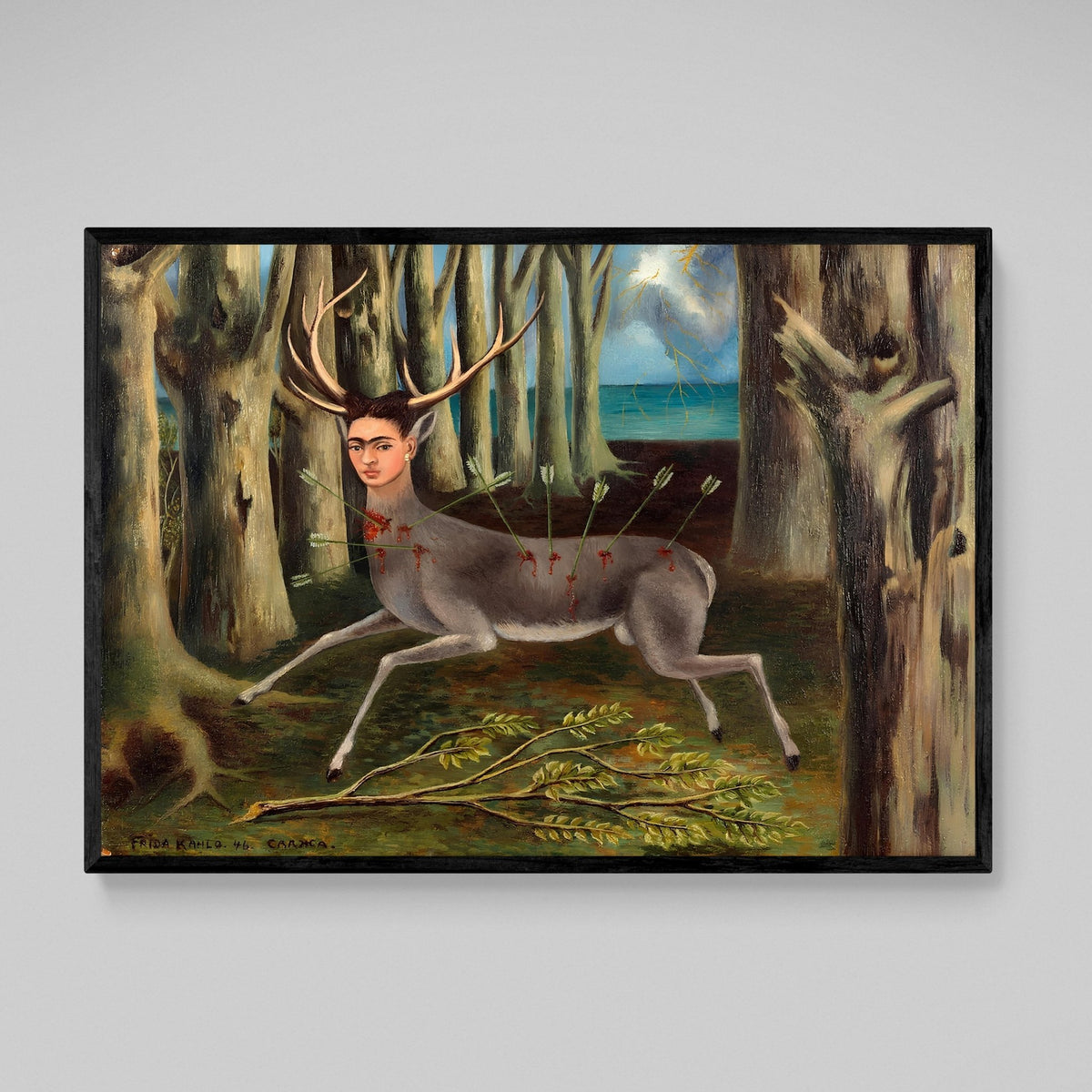 Tableau Frida Kahlo Le Cerf Blessé - The Art Avenue