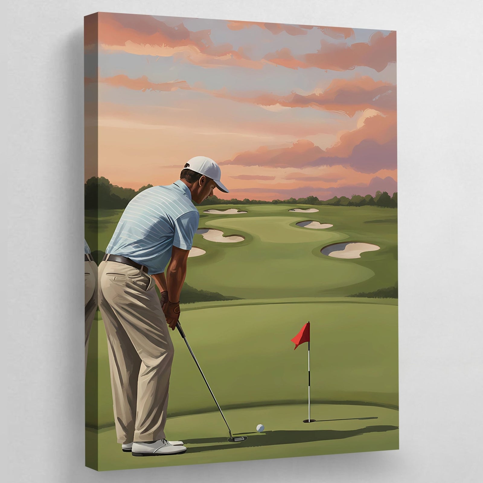 Tableau Golf Coup Décisif - The Art Avenue