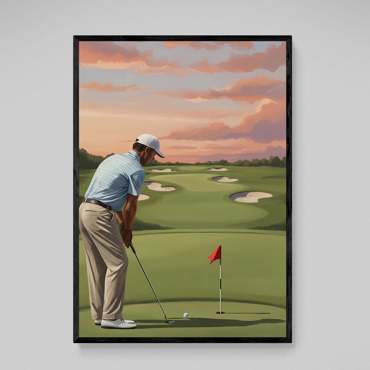 Tableau Golf Coup Décisif - The Art Avenue