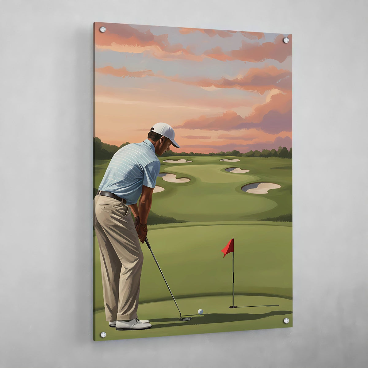 Tableau Golf Coup Décisif - The Art Avenue