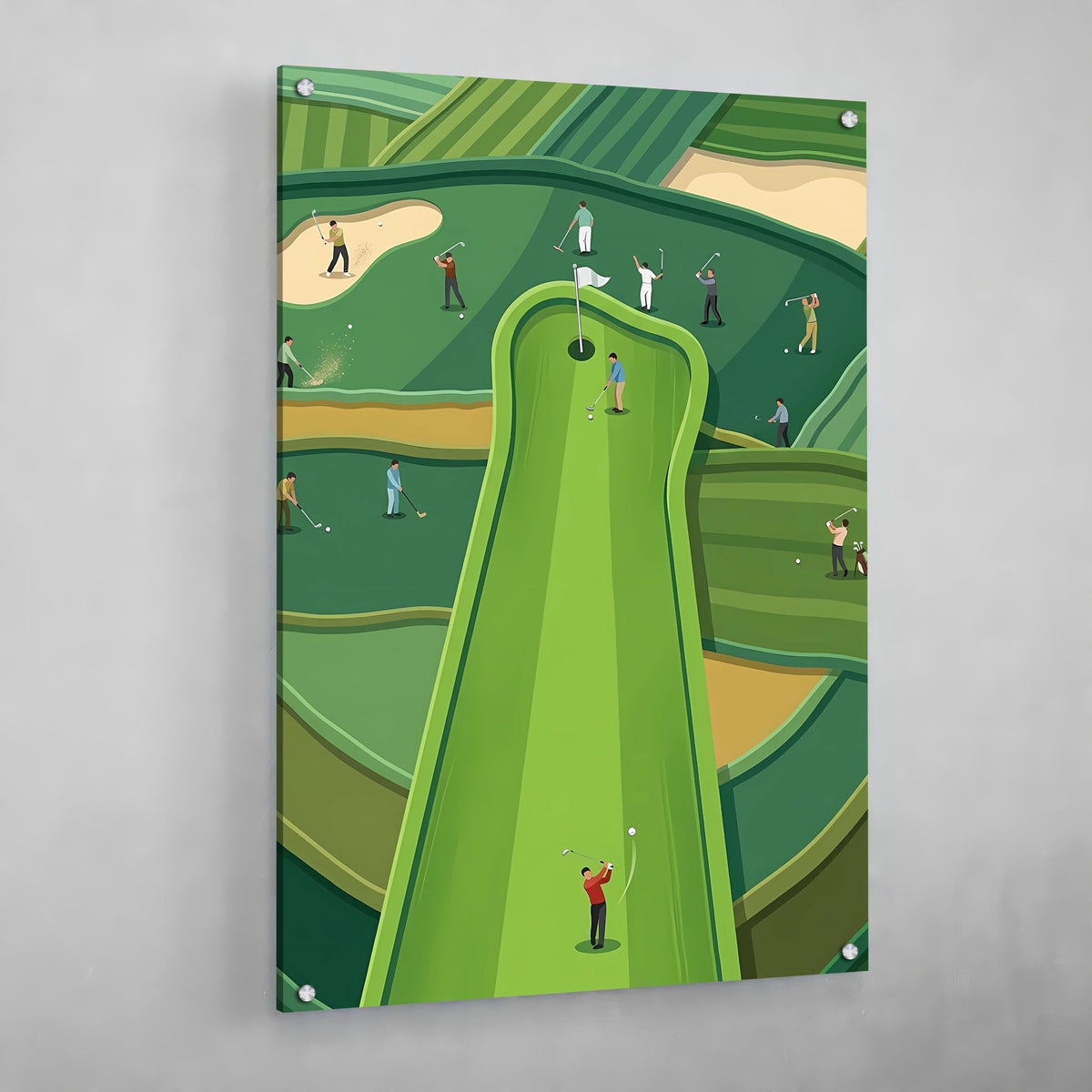 Tableau Golf Design Moderne - The Art Avenue