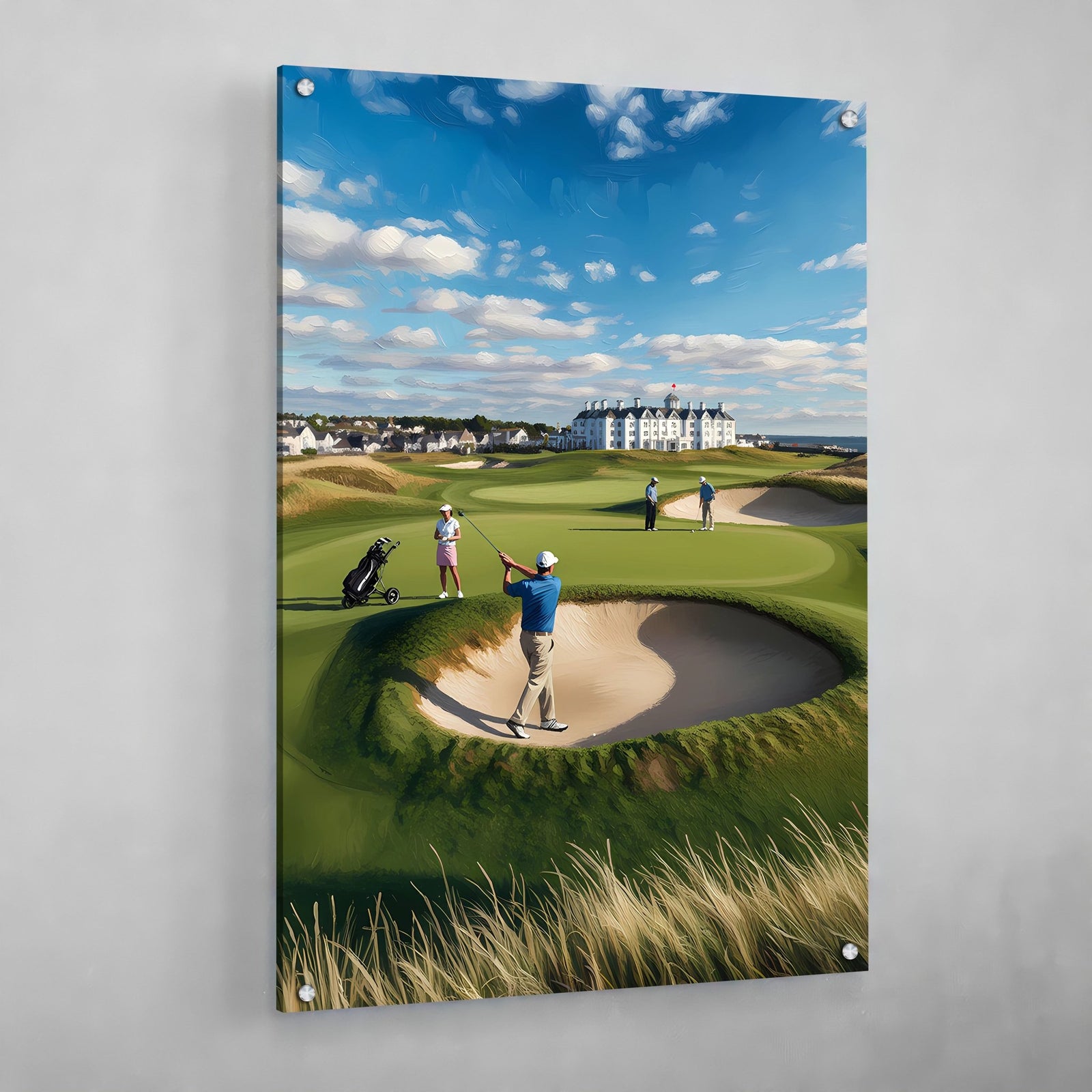Tableau Golf Green de Prestige - The Art Avenue