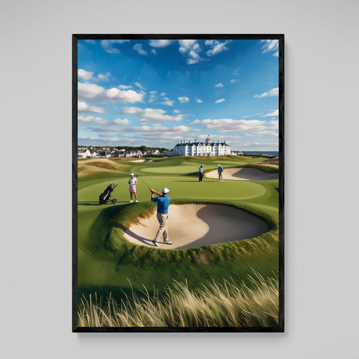 Tableau Golf Green de Prestige - The Art Avenue