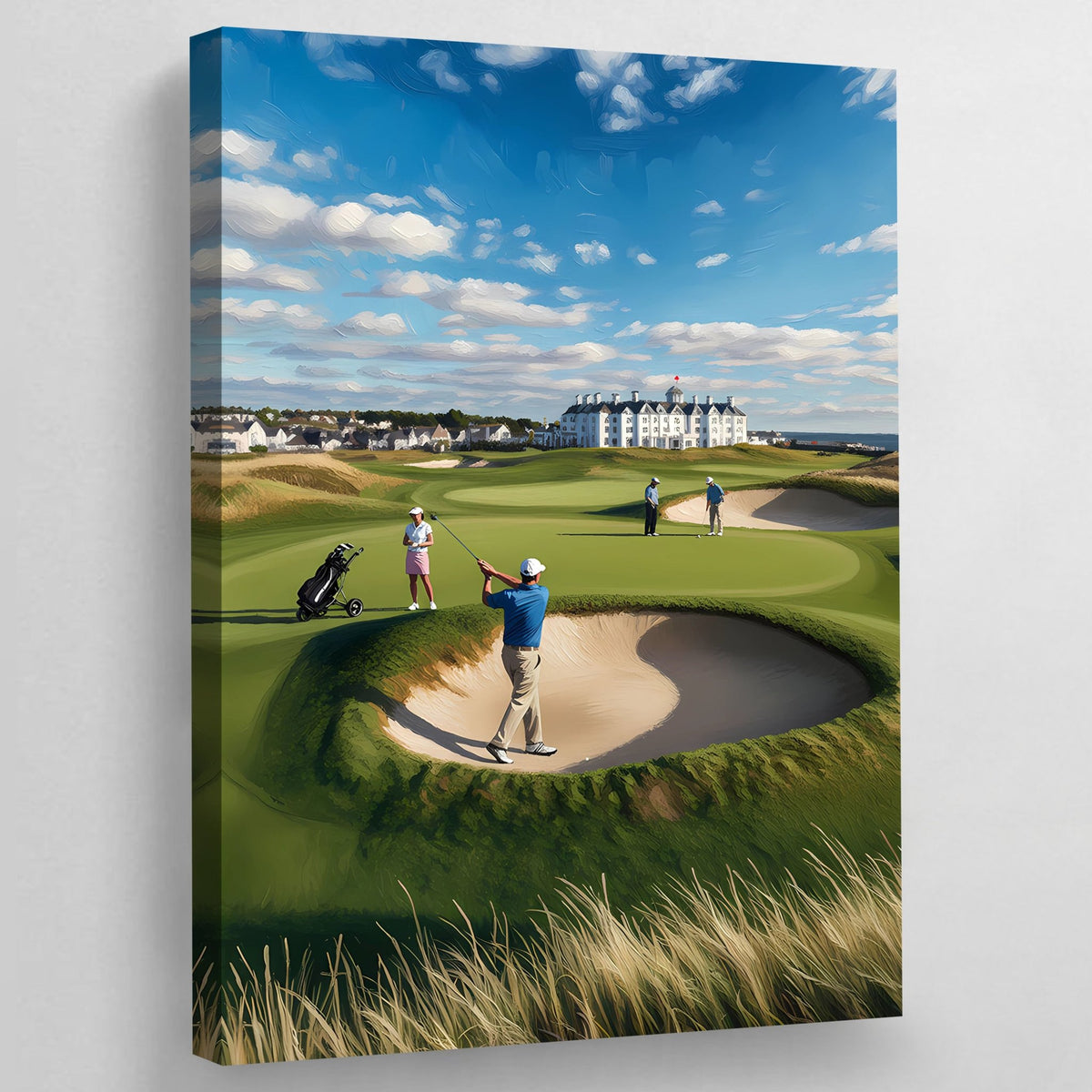 Tableau Golf Green de Prestige - The Art Avenue