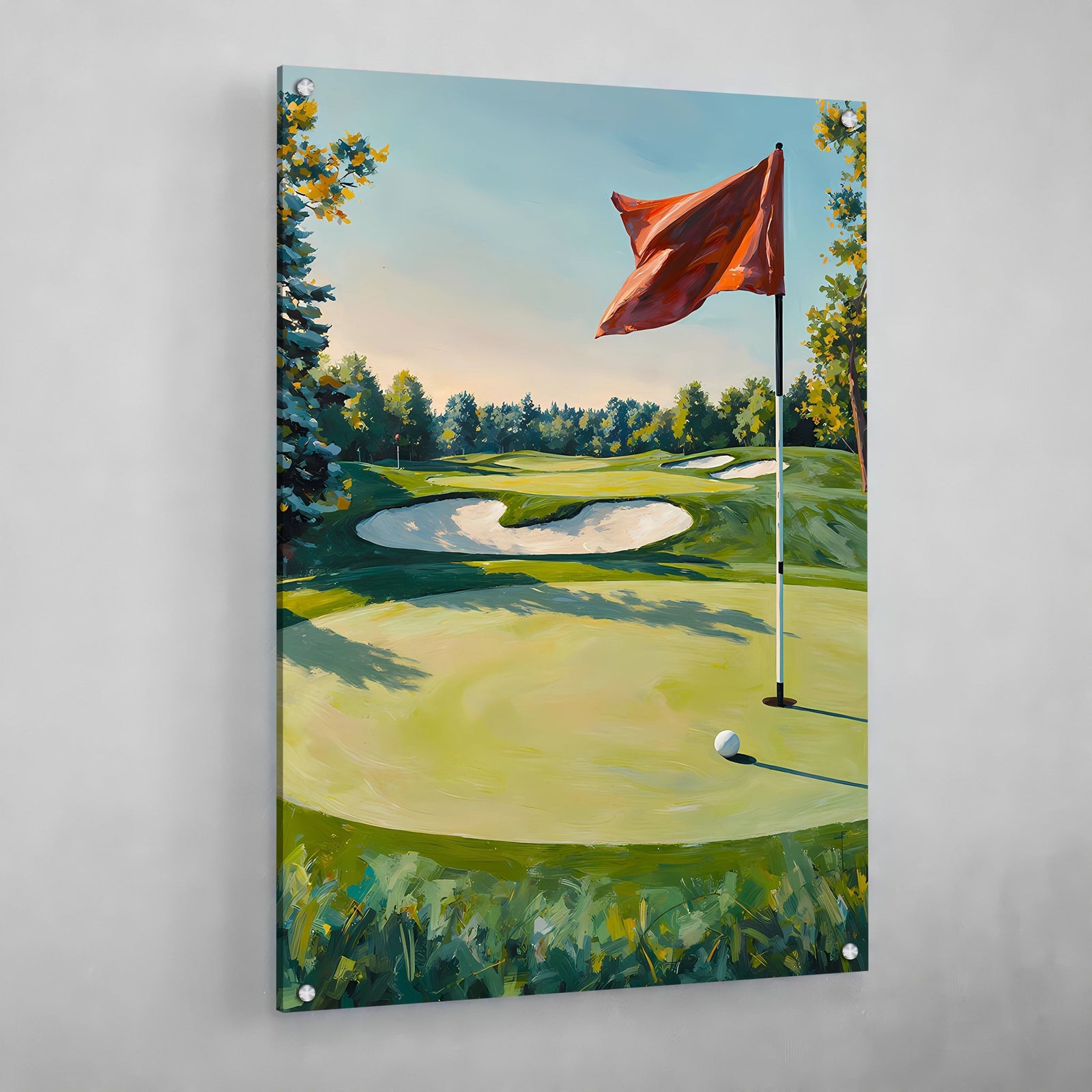 Tableau Golf Green Élégance - The Art Avenue